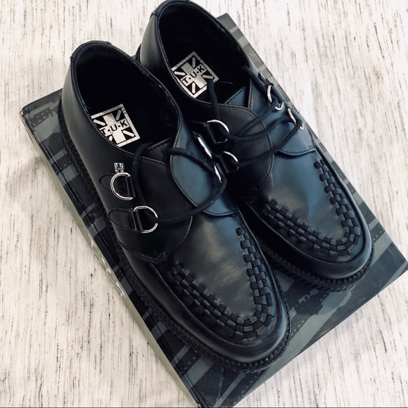 T.U.K Vegan D-Ring Round Viva Creepers size 10 - Picture 8 of 8